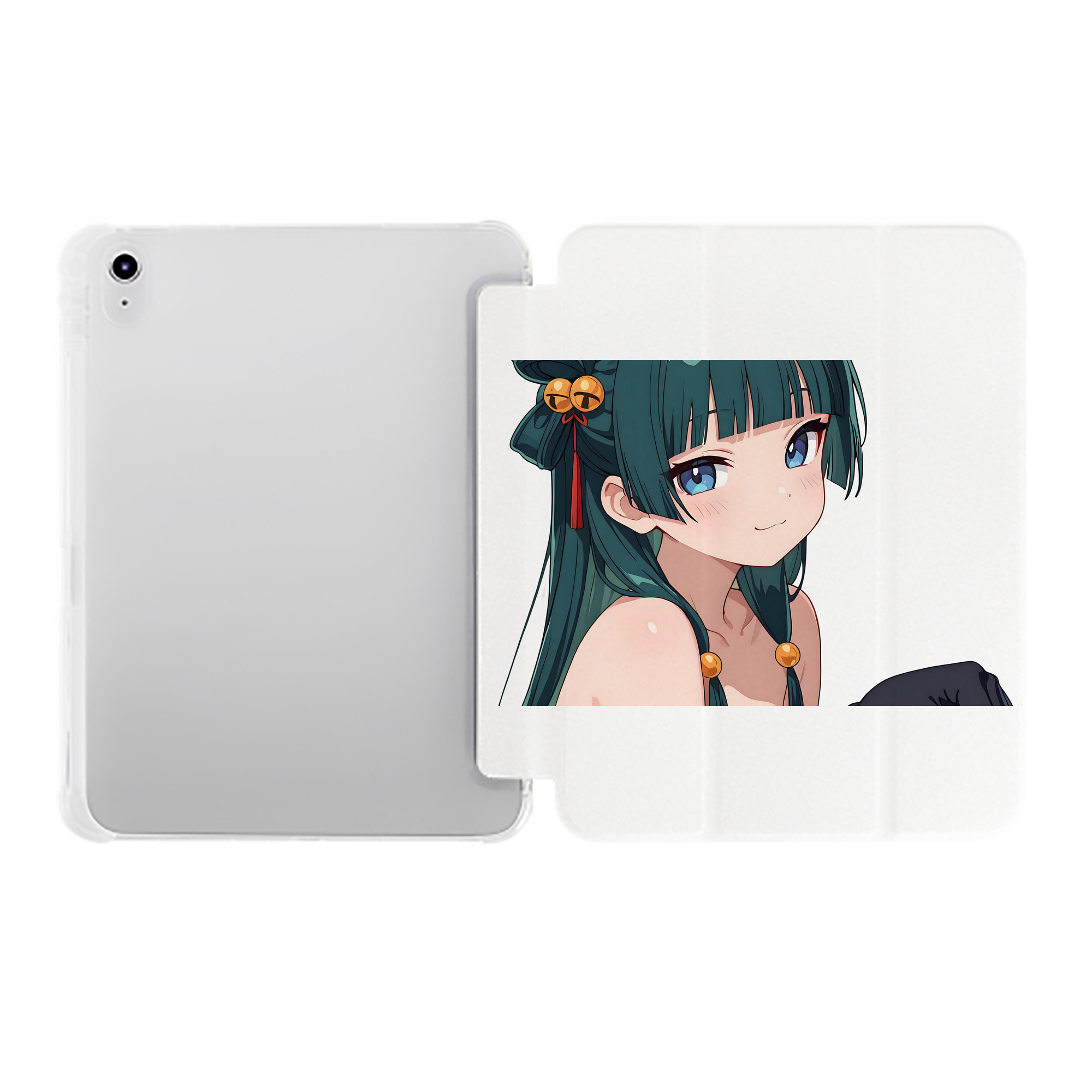 （画像用） 薬屋のひとりごと The Apothecary Diaries IPad ケース ペン収納付き 三つ折りスタンド PUレザー×シリコン 対応機種9.5/10.5/10.9インチ